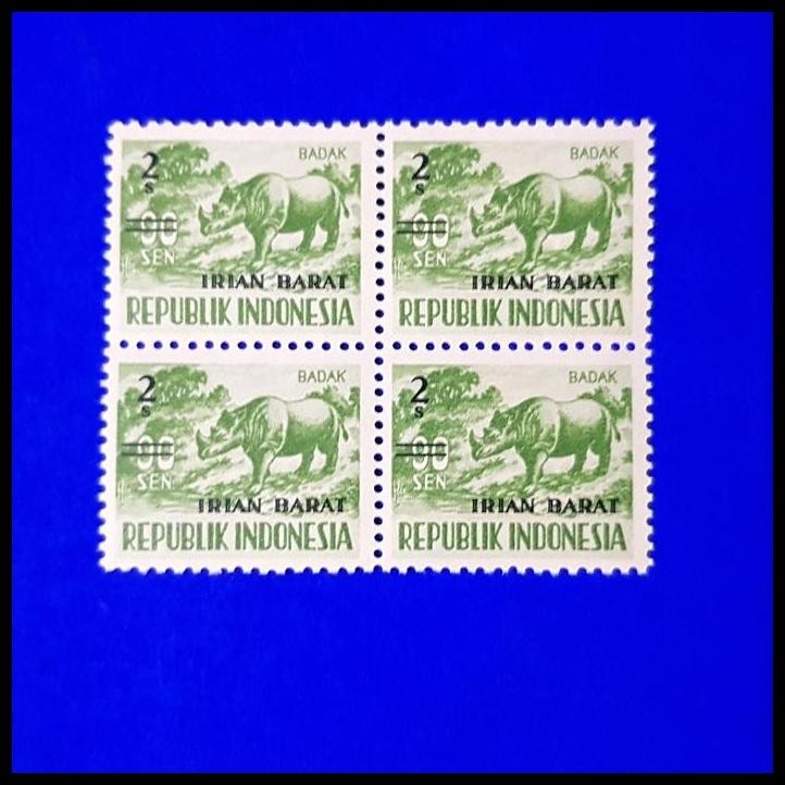 

TERMURAH PERANGKO/PRANGKO INDONESIA. 1963. BADAK C.T. IRIAN BARAT, BLOK 4 !!!!!!