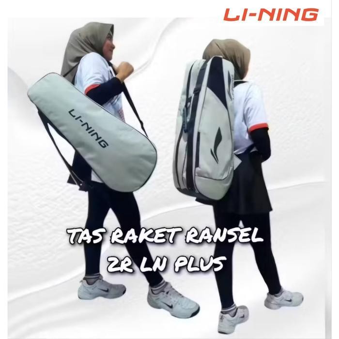 Sns Tas Raket Ransel 2R Plus Badminton Bulutangkis Lining