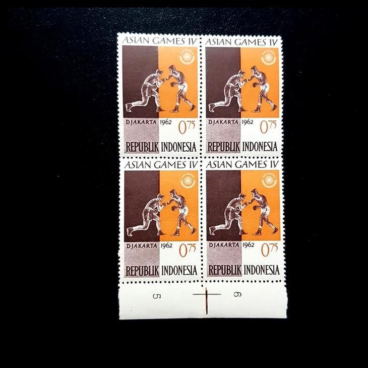 

GRATIS ONGKIR PRANGKO INDONESIA CABANG OLAHRAGA TINJU ~ ASIAN GAMES IV 1962. B-4 !