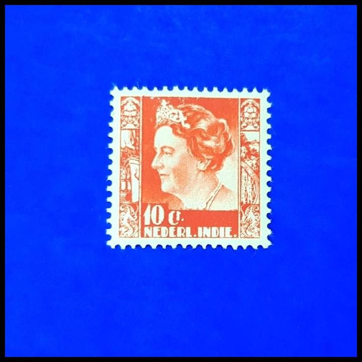 

HOT DEAL PERANGKO/PRANGKO INDONESIA NED INDIE 1934-37. RATU WILHELMINA, 10 CENT !!!!!