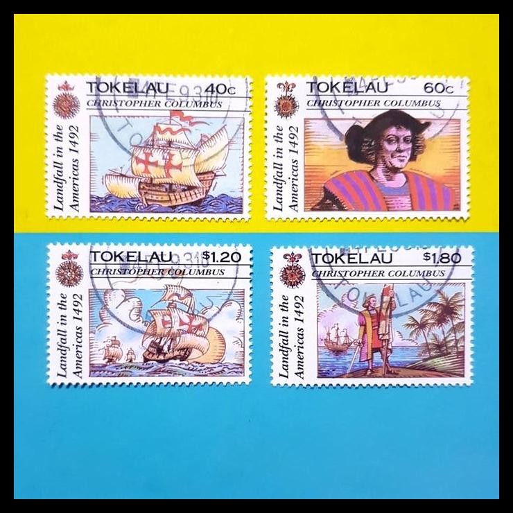 

HOT DEAL PERANGKO/PRANGKO LUAR NEGERI. COLUMBUS LANDFALL IN THE AMERICA 1492 !!
