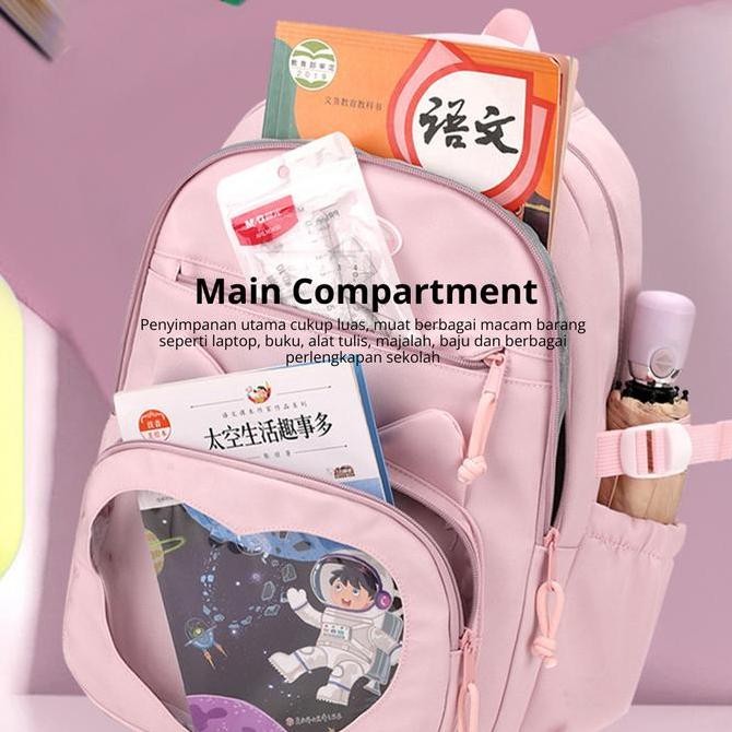 

Terjangkau Tas Ransel Anak Sekolah Perempuan Backpack Tas Punggung Motif Cute Cat Lucu Tas Sd Smp Sma Import T 0386 Sb