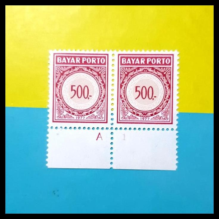 

HOT DEAL PRANGKO INDONESIA 1977. BAJAR PORTO RP 500,- PIAR. HARGA KAT. 110K