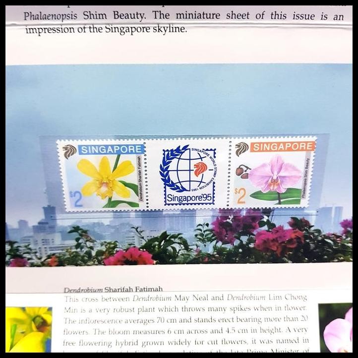 

GRATIS ONGKIR PERANGKO/PRANGKO SINGAPORE '95 ORCHIDS SERIES. STAMPPACK. SIN$ 4.00 !