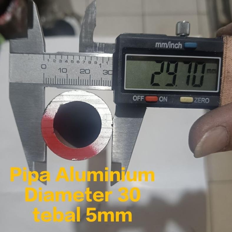 Pipa Aluminium od 30 x id 20 x 500