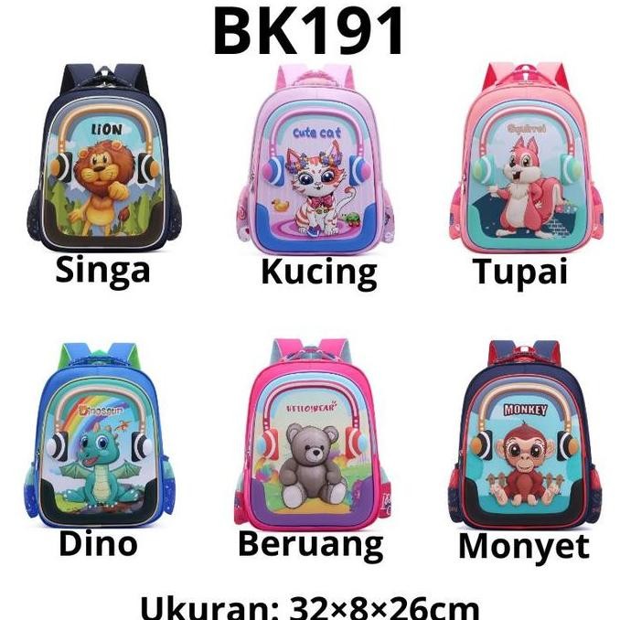 

Spesial Bk191 - Tas Sekolah Tas Ransel Anak Karakter Tas Sekolah Anak Tas Anak Tk TasRanselSekolah