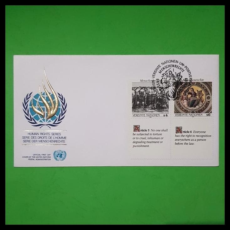 

HOT DEAL PRANGKO PBB/UNITED NATIONS. FDC HUMAN RIGHTS