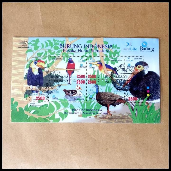 

TERMURAH PRANGKO INDONESIA. BURUNG INDONESIA PUSAKA HUTAN SUMATERA. USED C.T.O. !!!!!!