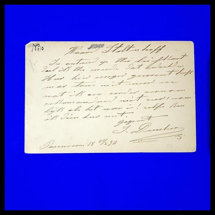 

GRATIS ONGKIR PRANGKO INDONESIA KARTUPOS ZAMAN BELANDA 1890 PASOEROEAN KE SOERABAJA !