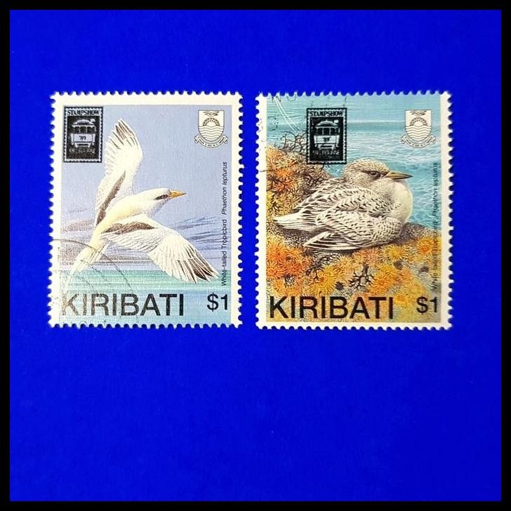 

TERBARU PRANGKO TEMA BURUNG ~ WHITE-TAILED TROPICALBIRD DARI KIRIBATI. SET !