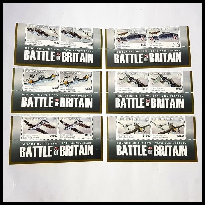 

GRATIS ONGKIR PERANGKO/PRANGKO PESAWAT TEMPUR. BATTLE OF BRITAIN 70TH ANNIVERSARY !!