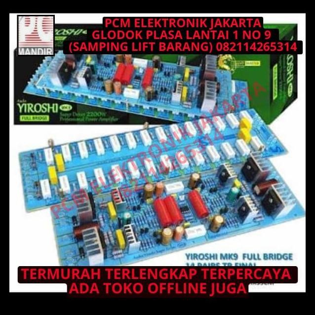 TERBARU KIT MODUL MODULE POWER AMPLIFIER YIROSHI MK9 MK-9 SUPER DRIVER 2200W 