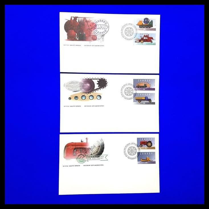 

TERBARU PERANGKO/PRANGKO CANADA. FDC TRAKTOR PERTANIAN (SET 3 LEMBAR FDC) !