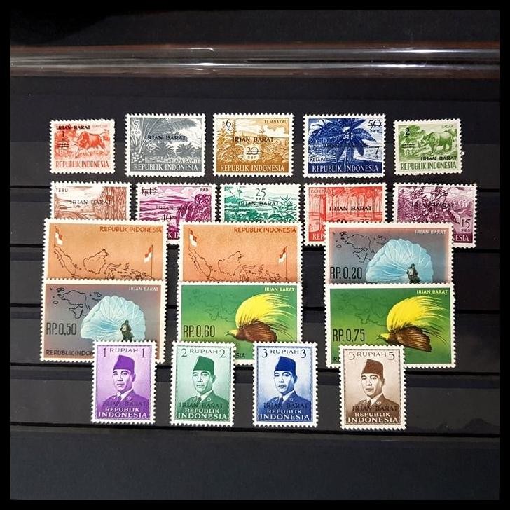 

TERMURAH PRANGKO INDONESIA 1963 PENYERAHAN IRIAN BARAT. SET LENGKAP 20 PERANGKO !!