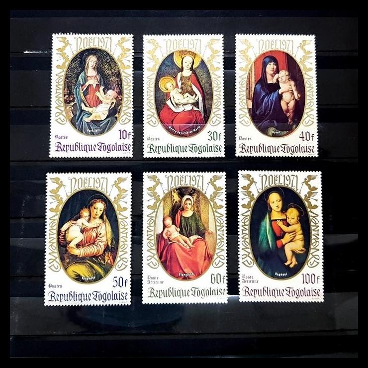 

BEST DEAL PERANGKO/PRANGKO NATAL ~ CHRISTMAS/NOL 1971 DARI TOGOLAISE. SET. MNH !!!!!!