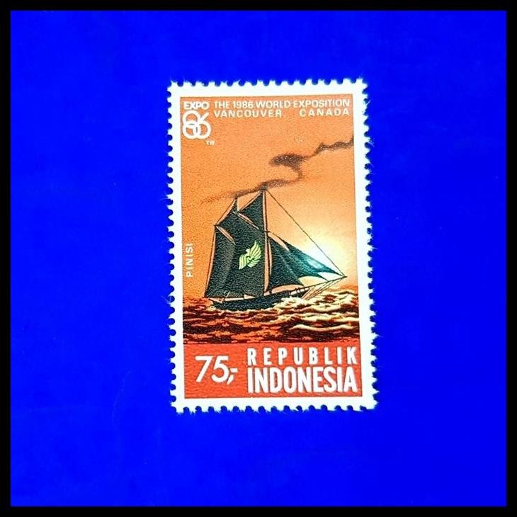 

BEST DEAL PERANGKO/PRANGKO INDONESIA. PERAHU PINISI ~ EXPO VANCOUVER 1986
