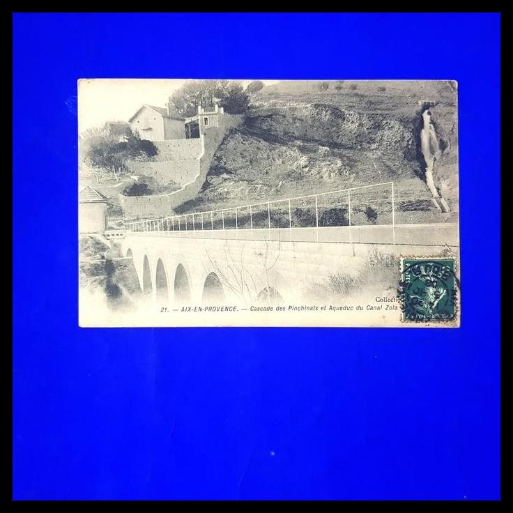 

DISKON PRANGKO PRANCIS. POSTCARD AIX-EN-PROVENCE ~ AQUEDUC DU CANAL ZOLA !!