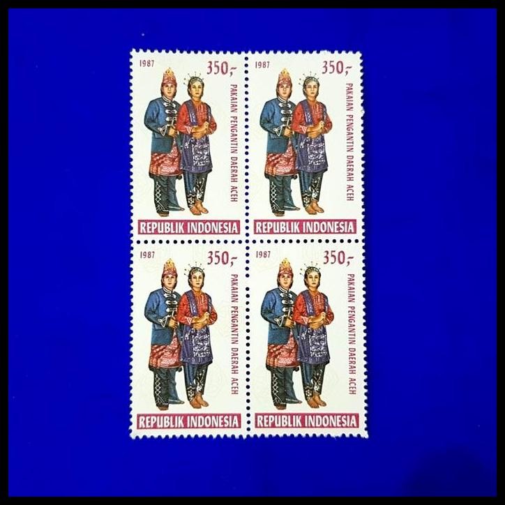 

GRATIS ONGKIR PRANGKO INDONESIA 1987. PAKAIAN PENGANTIN DAERAH ACEH. B-4. KAT. 100K !!!!