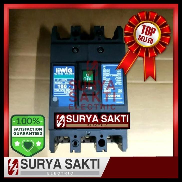 DISKON MCCB NFB 100CP 75A/100A EWIG MODEL MITSUBISHI 