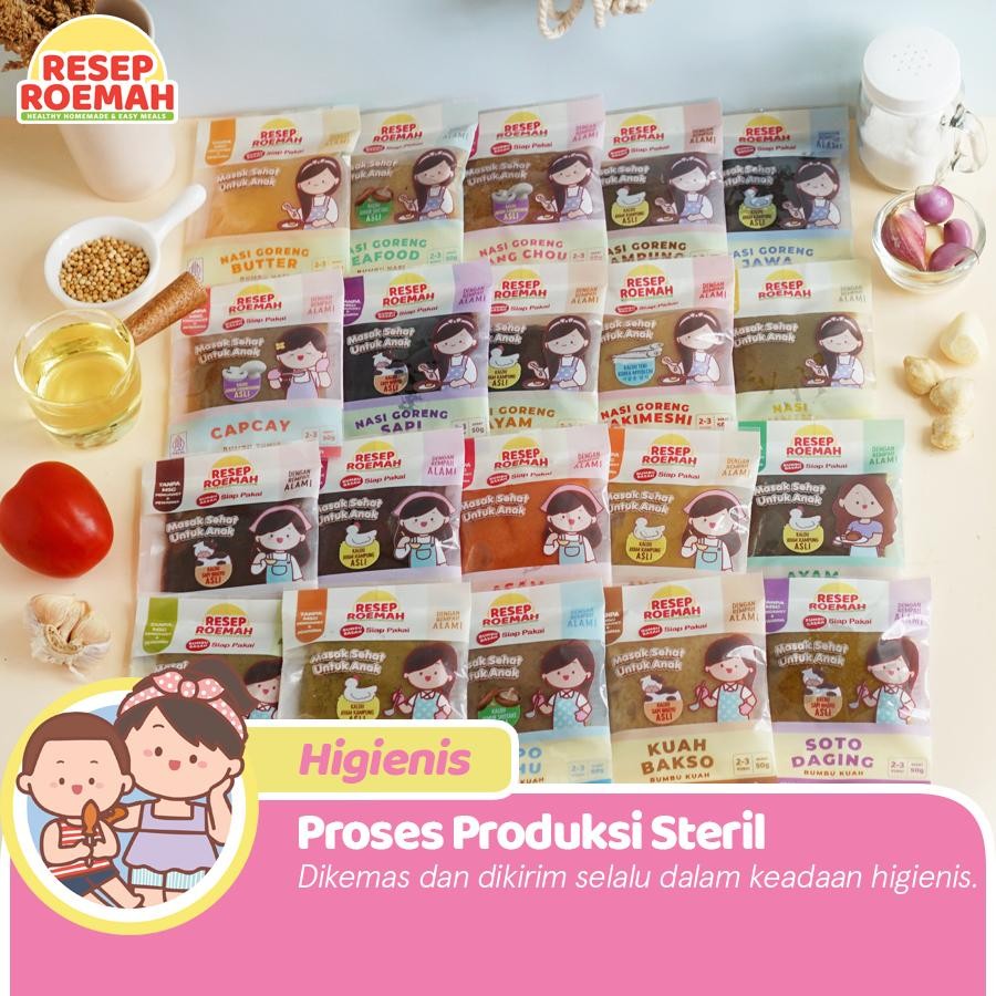 

Cri Resep Roemah Bumbu Kuah / Bumbu Instan Anak / Kids Instant Seasoning Homemade / Bumbu Masak / No Msg