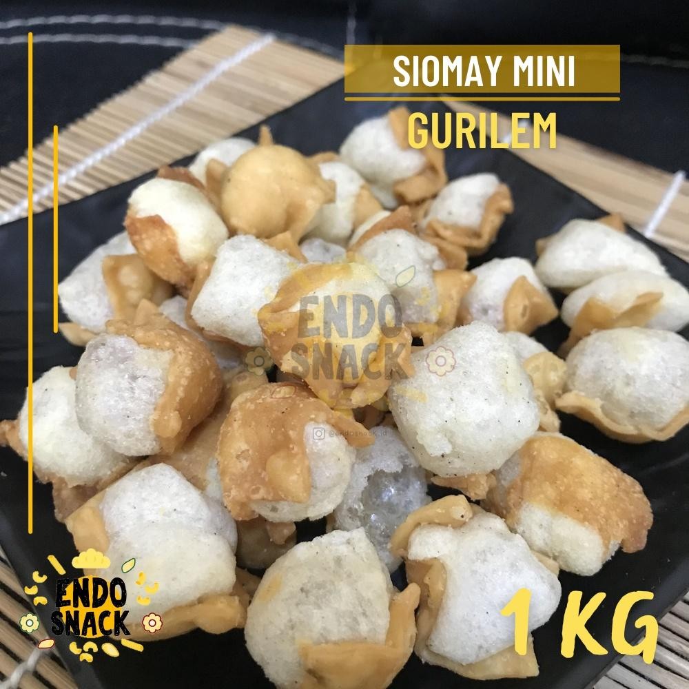 

1 Kg Siomay Mini Sadulur, Gurilem Cuanki Mini Kerikil, Topping Baso Aci