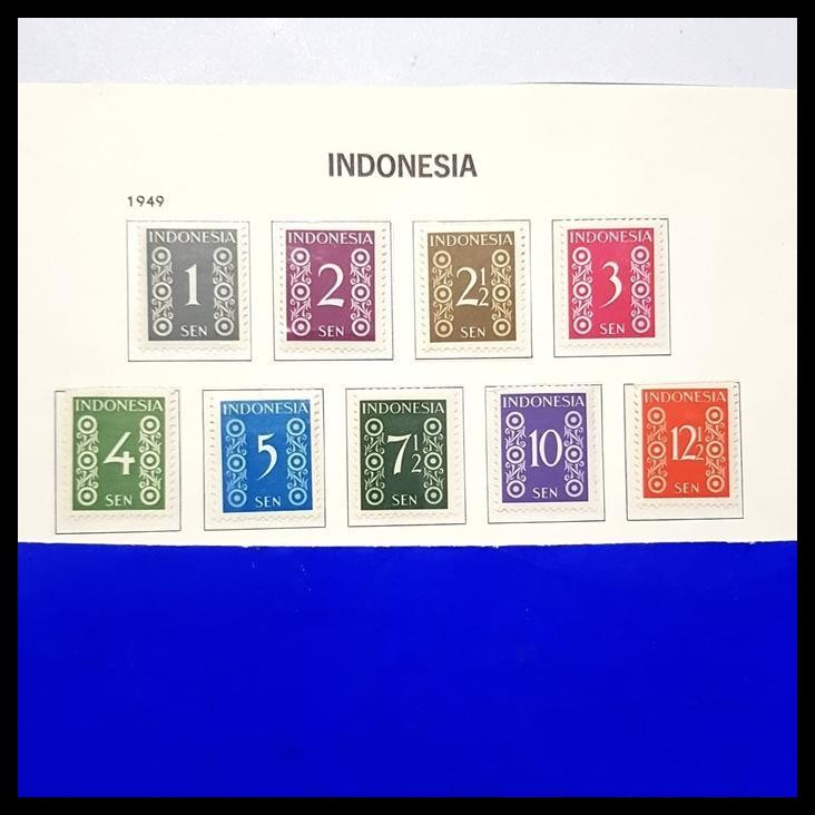 

HOT DEAL PERANGKO/PRANGKO INDONESIA. 1949. SERI ANGKA SMELT. KONDISI LUX