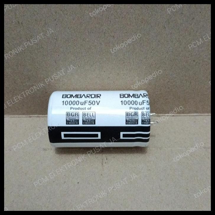 GRATIS ONGKIR 8064 KAPASITOR ELCO 10000UF 10000 10.000 UF 50V BOMBARDIR SATUAN 
