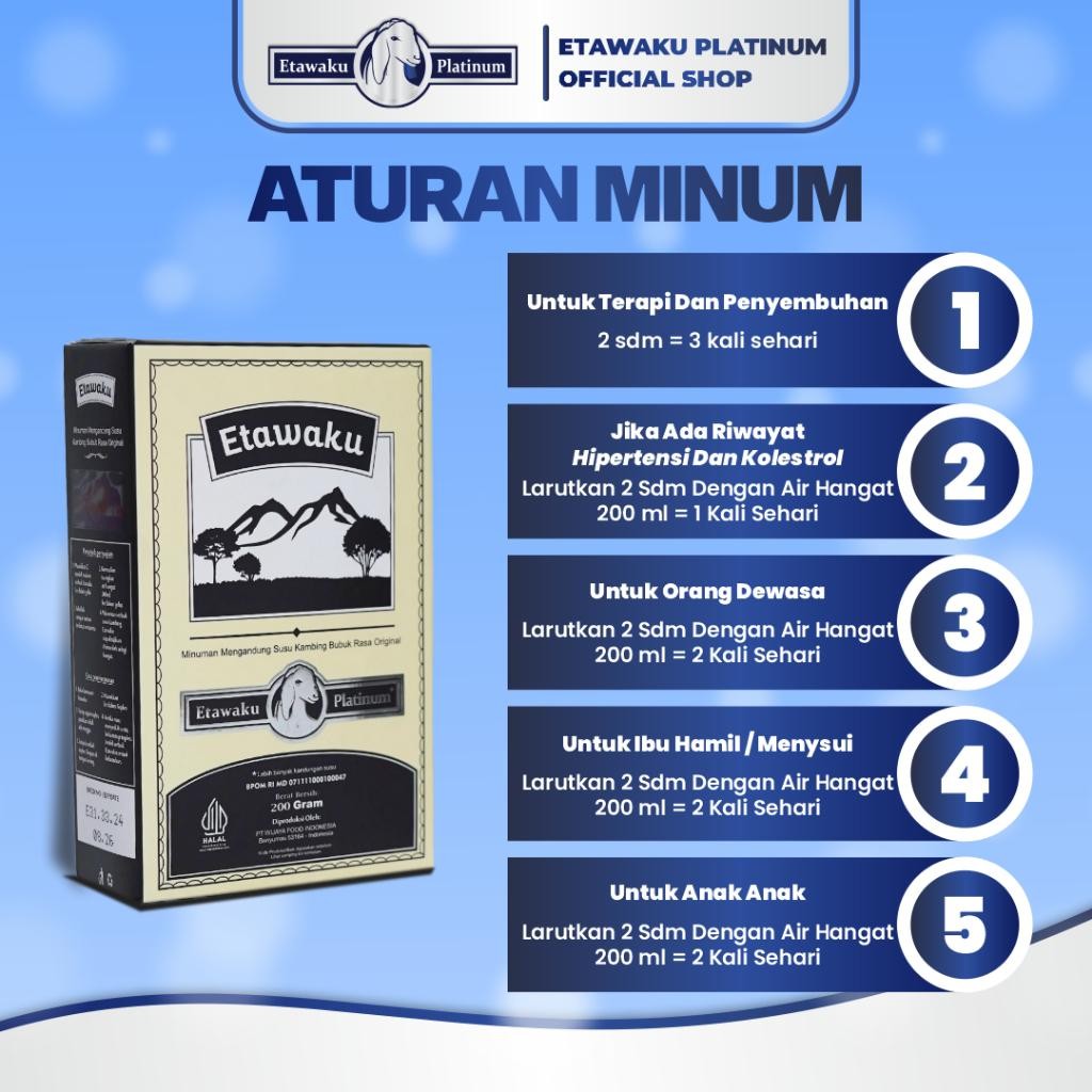 

Cri Etawaku Susu Paket 3 Box - Susu Kambing Murni & Krimer Bubuk