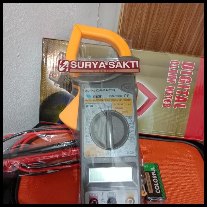 DISKON TANG AMPERE/CLAMP METER DIGITAL EWIG DT-266. 