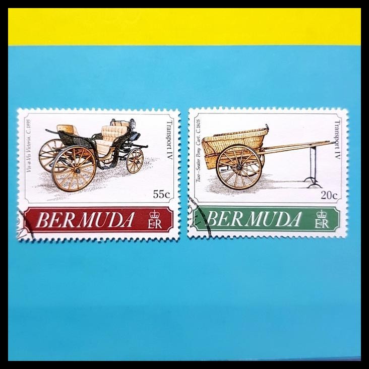 

BEST DEAL PRANGKO ALAT TRANSPORTASI VIS-A-VIS VICTORIA. C. 1895 & PONY CART 1805 !