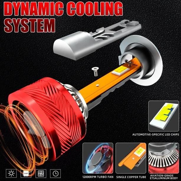 Bobltech Lampu Mobil Innova Reborn Led H11 Hb3 30000Lm 50W / 100W Car