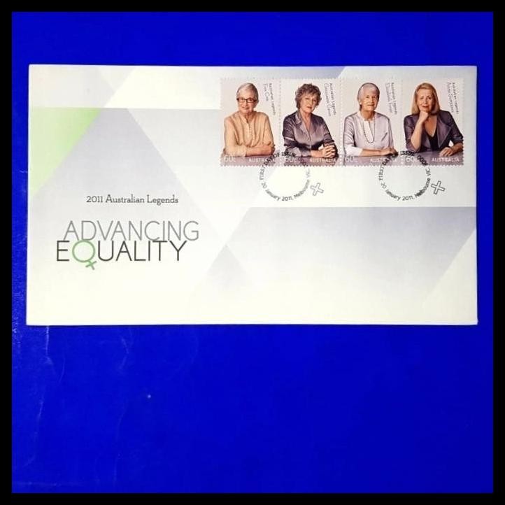 

DISKON PERANGKO/PRANGKO FDC 2011 AUSTRALIAN LEGENDS ADVANCING EQUALITY
