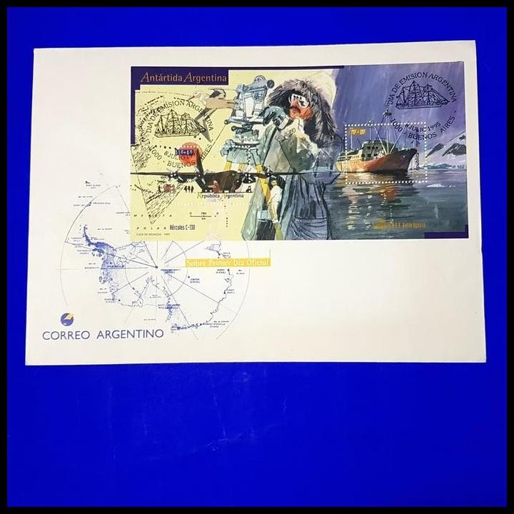 

TERBARU PERANGKO/PRANGKO. FDC SS ANTARTIKA DARI ARGENTINA !!