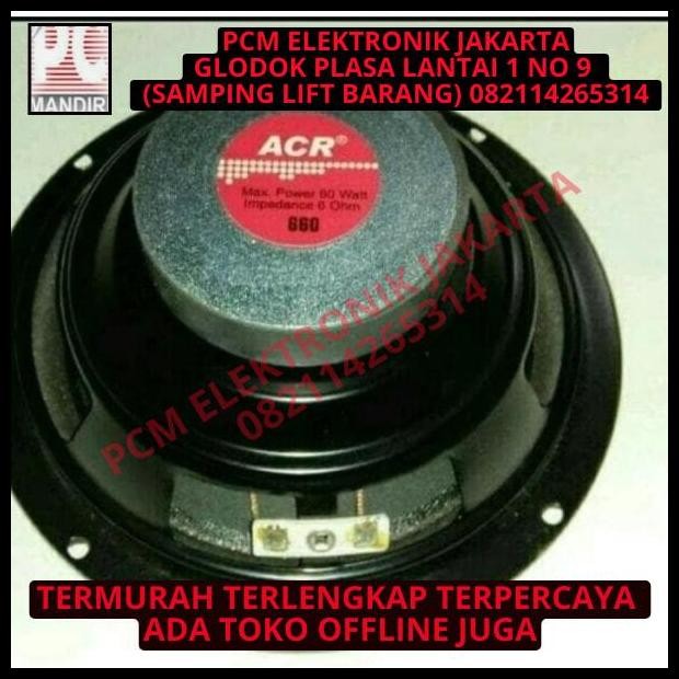 GRATIS ONGKIR SPEAKER ACR 6 INCH 6IN 6" 6 IN INCH MID C 660 