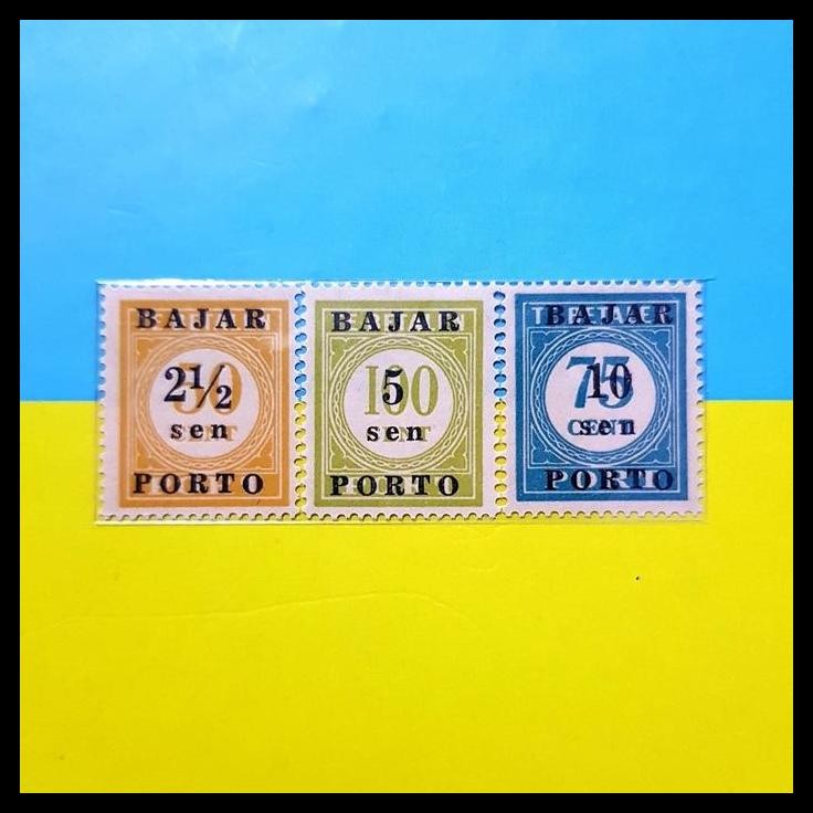 

TERMURAH PERANGKO/PRANGKO INDONESIA. 1950 PORTO 1. SET. MNH. KAT. 100.000 !