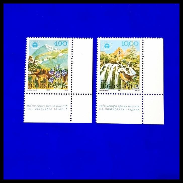 

GRATIS ONGKIR PRANGKO YUGOSLAVIA 1977. WORLD ENVIRONMENT DAY, MOUNTAIN RANGE (2V)