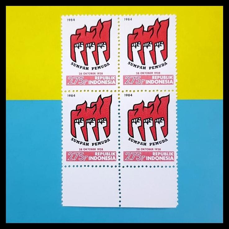 

BEST DEAL PRANGKO INDONESIA. SUMPAH PEMUDA 28 OKTOBER 1928. BLOK-4. HARGA KATALOG RP 120K !!!!