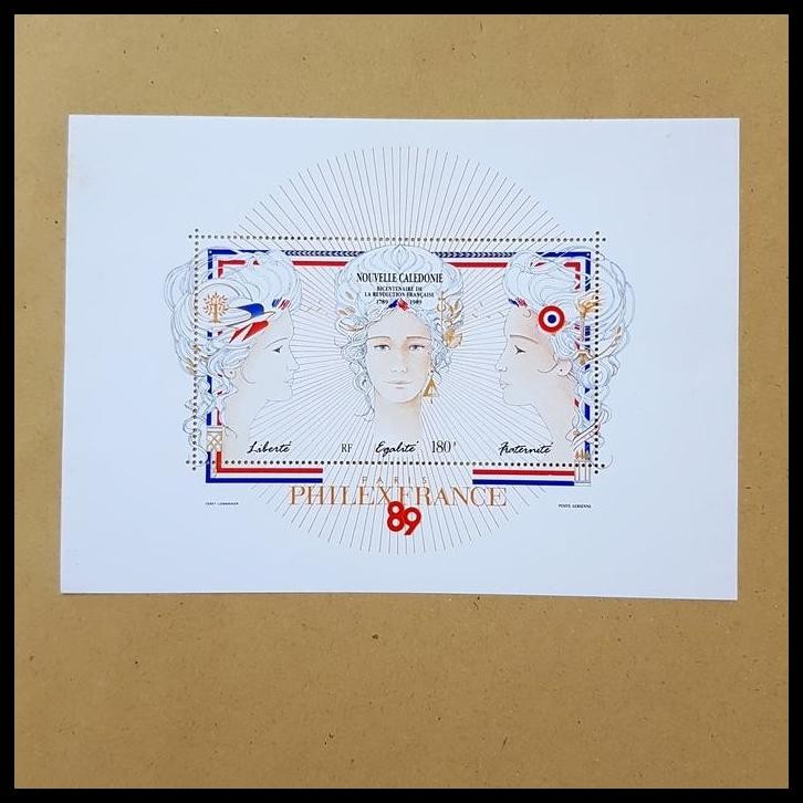 

TERBARU PRANGKO NOUVELLE CALEDONIE. SS PARIS PHILEXFRANCE 89 REVOLUTION 180F !!!!!!
