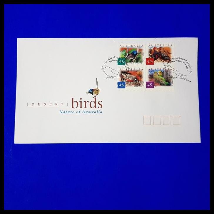 

BEST DEAL PERANGKO/PRANGKO BURUNG ~ FDC DESERT BIRDS NATURE OF AUSTRALIA !!
