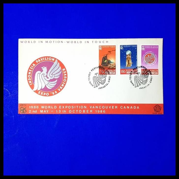 

TERBARU PERANGKO/PRANGKO INDONESIA SHP 1986 WORLD EXPOSITION, VANCOUVER CANADA !!!!!!
