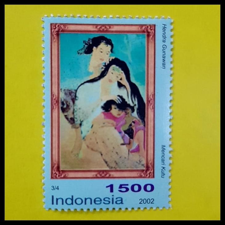 

DISKON PERANGKO/PRANGKO INDONESIA. LUKISAN KARYA HENDRA GUNAWAN, MENCARI KUTU !!!!!