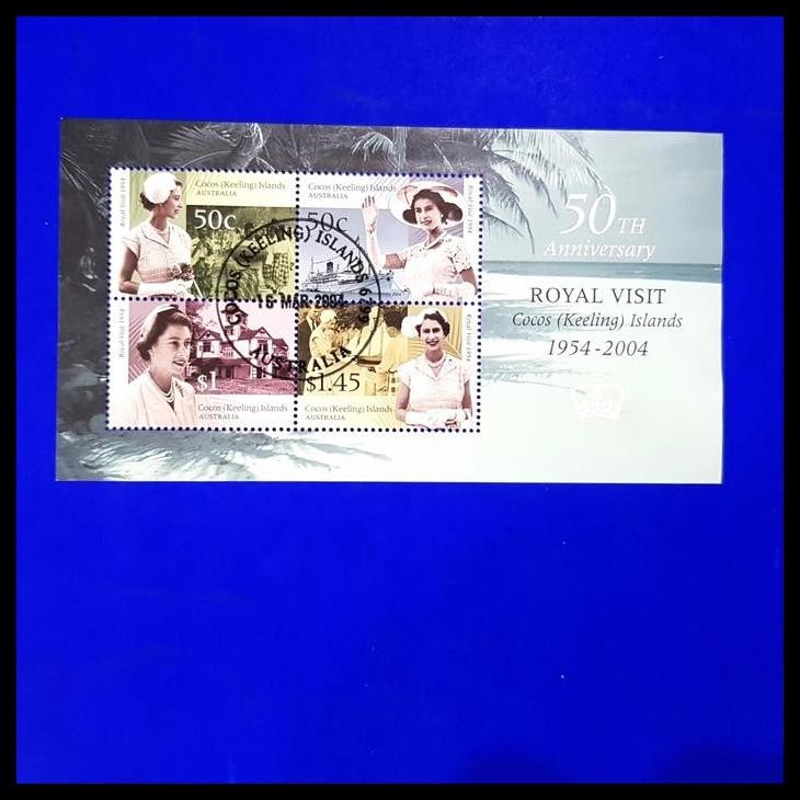 

TERBARU PRANGKO QUEEN ELIZABETH II 50TH ANNIV. ROYAL VISIT COCOS ISLANDS !!!!