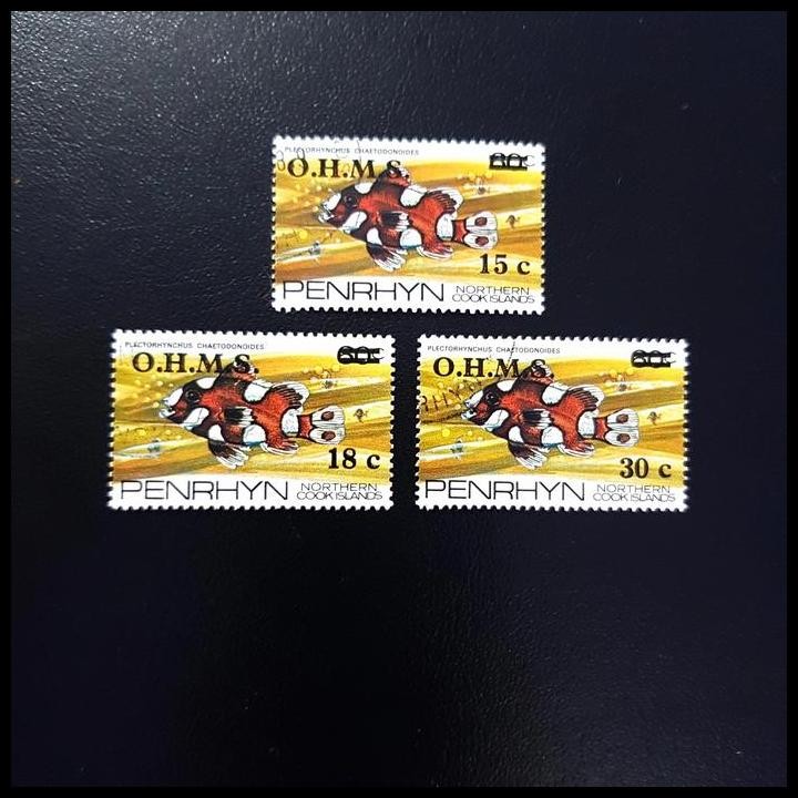 

BEST DEAL PRANGKO IKAN SWEETLIPS HARLEQUIN C.T. OHMS DARI PENRHYN ISLANDS !!!!!