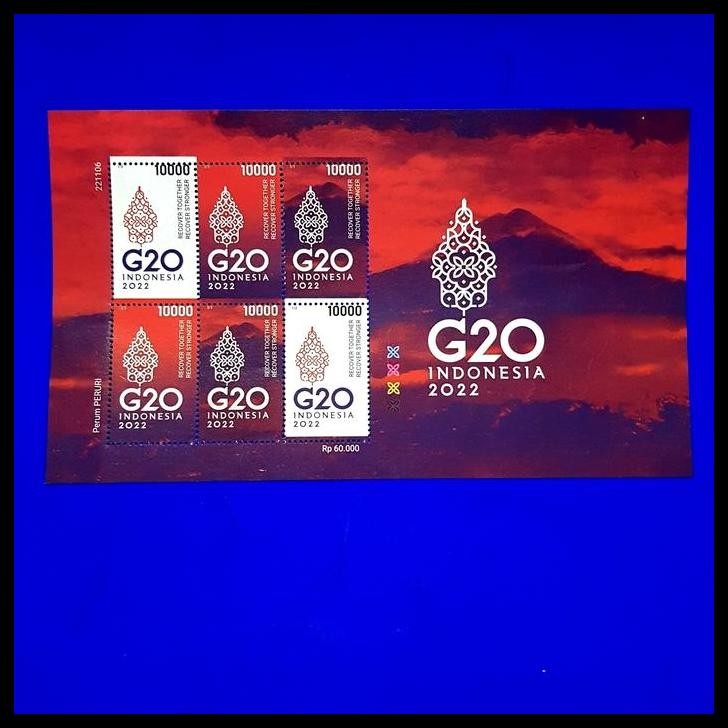 

DISKON PERANGKO/PRANGKO MINI SHEET G20 NDONESIA 2022 !!!!!!