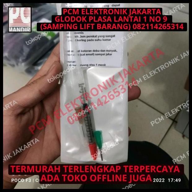 

HOT DEAL SILVER CONDUCTIVE KONDUKTIF PAINT/PEN FAST DRY CEPAT KERING 0.5ML !!!!!!