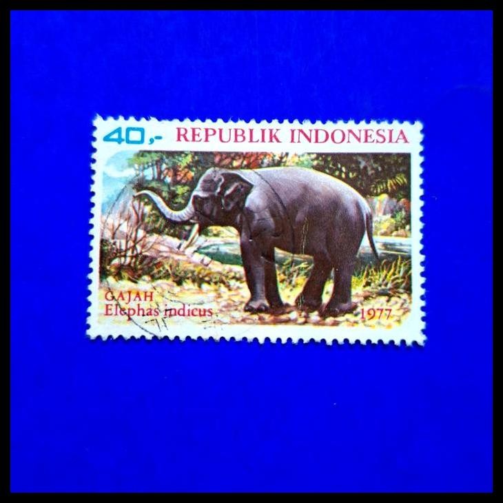 

TERBARU PRANGKO INDONESIA 22-12-1977. SERI MARGASATWA GAJAH. USED !!!!!!