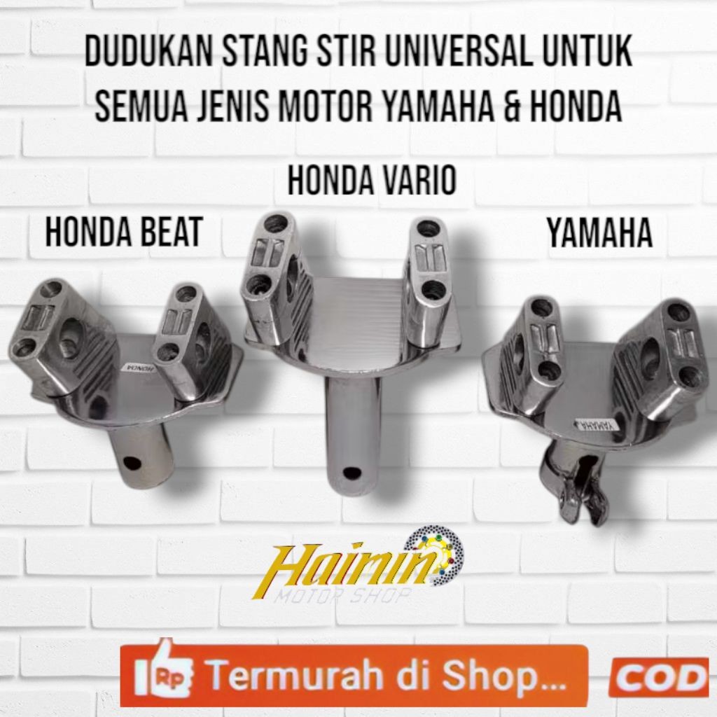 Adaptor Dudukan Stang Stir Trondol  Stang Meja Stir Raiser Fatbar Universal Untuk Semua Jenis Spada 