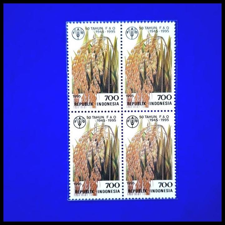 

GRATIS ONGKIR PRANGKO INDONESIA. PADI MENGUNING 50 TAHUN FAO 1945-1995. BLOK-4 !!!!!!