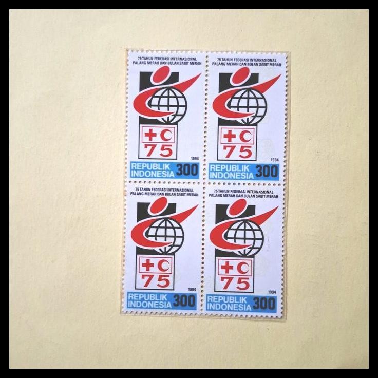 

HOT DEAL PRANGKO INDONESIA. 75 TAHUN FEDERASI INTERNASIONAL PALANG MERAH DAN BULAN SABIT MERAH. BLOK-4