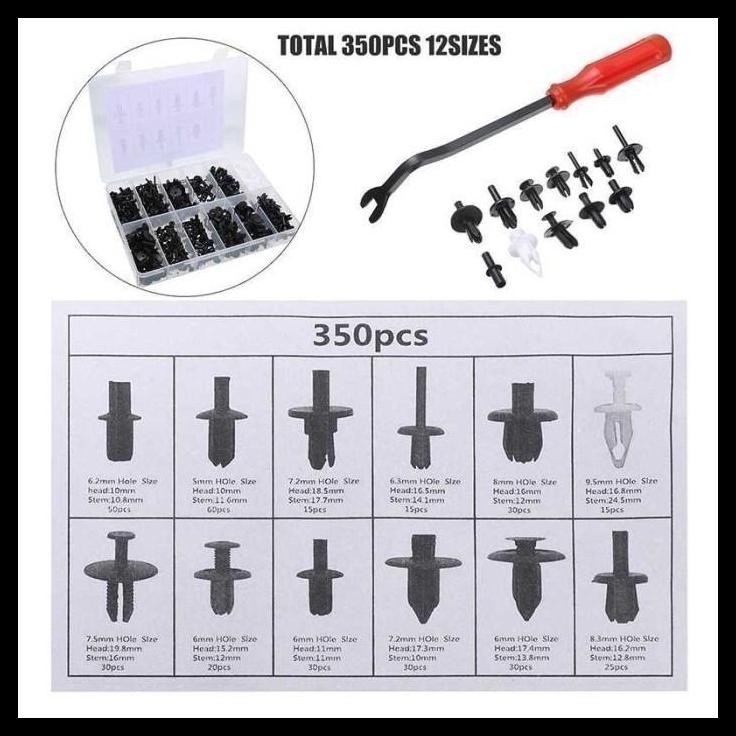 HOT DEAL KLIP BEMPER KLIP KANCING BAUT PLASTIK MOBIL VOXY UNIVERSAL 